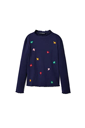 Desigual Mädchen Ts_ana 5000 Navy Shirt, Blau, 13-14 Jahre von Desigual