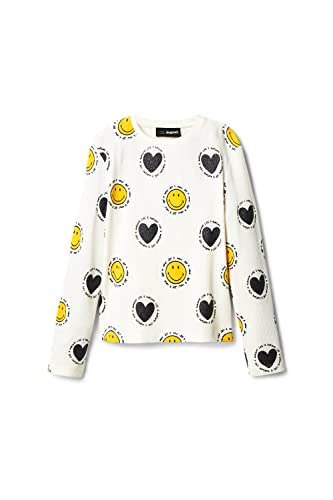 Desigual Girl's TS_Arlet 1000 White Shirt, 13/14 von Desigual