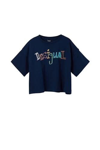 Desigual Girl's TS_Dalia T-Shirt, Blue, 14 Jahre von Desigual