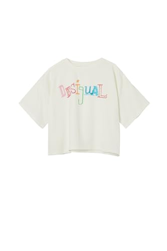 Desigual Girl's TS_Dalia T-Shirt, White, 10 Jahre von Desigual