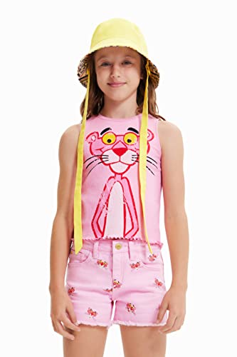 Desigual Girl's TS_PINZA 3056 TUROSA T-Shirt, Red, 12 Years von Desigual