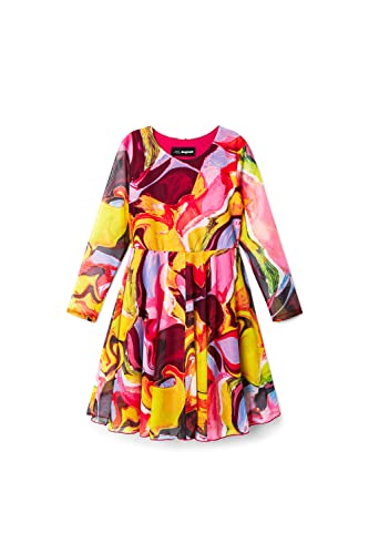 Desigual Girl's Vest_Aguayo 3002 Fuchsia Dress, Morocco, 13/14 von Desigual