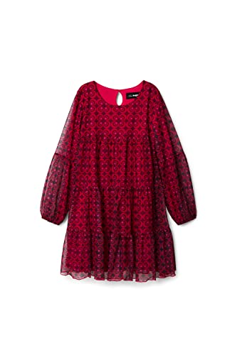 Desigual Girl's Vest_Amigo 3002 Fuchsia Dress, Morocco, 3/4 von Desigual