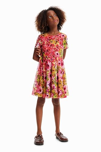 Desigual Girl's Vest_Garden 3012 ROSA Marlen Dress, Red, 14 Years von Desigual