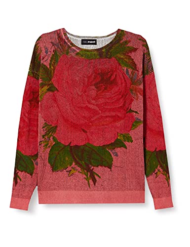 Desigual Girls JERS_Mariotti Pullover Sweater, Red, 3/4 von Desigual