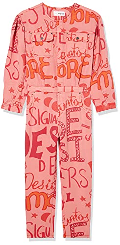 Desigual Girls Kids Tops SS20 Overalls, Red, 11/12 von Desigual