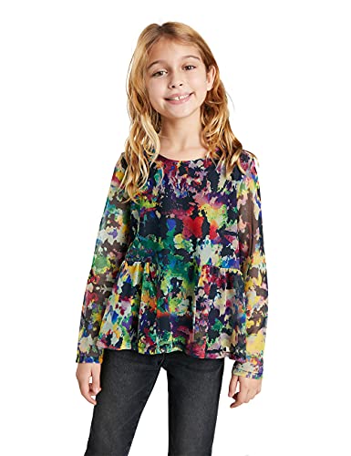 Desigual Girls TS_MONARCA T-Shirt, Green, 7/8 von Desigual