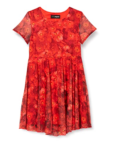 Desigual Girls Vest_AINA Lässiges Kleid, Red, 3/4 von Desigual