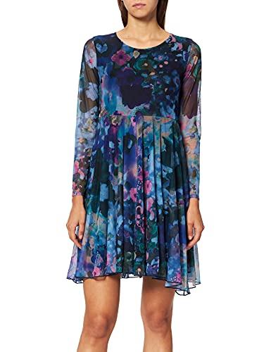 Desigual Girls Vest_LIPA Casual Dress, Blau, 11/12 von Desigual