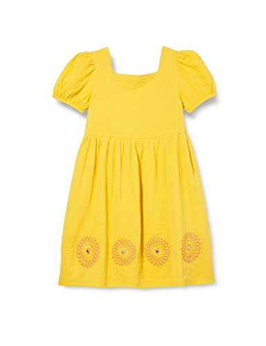 Desigual Girls Vest_Lara Lässiges Kleid, Yellow, 9/10 von Desigual