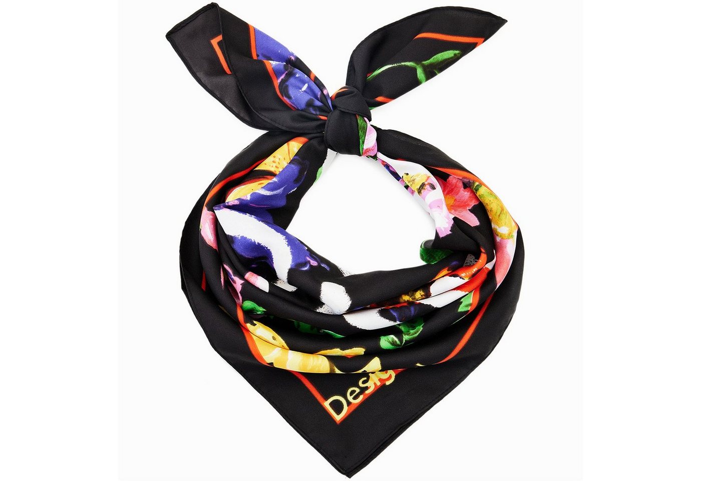 Desigual Halstuch Damen Halstuch Tuch Schal Fou High Flowers 23WAWA20/9021 von Desigual