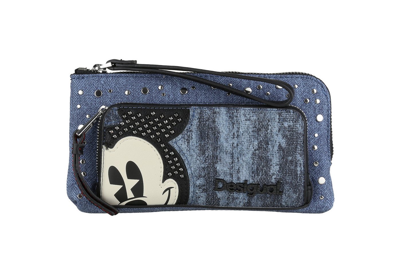Desigual Handytasche Phone Bag Handytasche Geldbörse Mone Mickey Denim Edge Lisa 24WAYP34 von Desigual