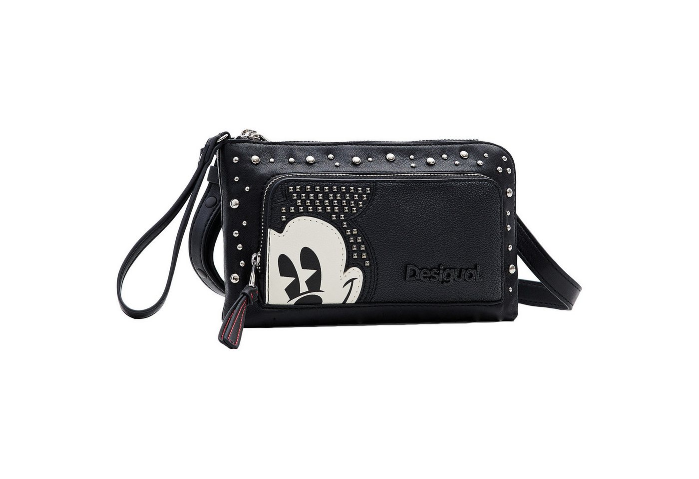 Desigual Handytasche Phone Bag Handytasche Geldbörse Mone Mickey Studstyle Lisa 24WAYP35 von Desigual
