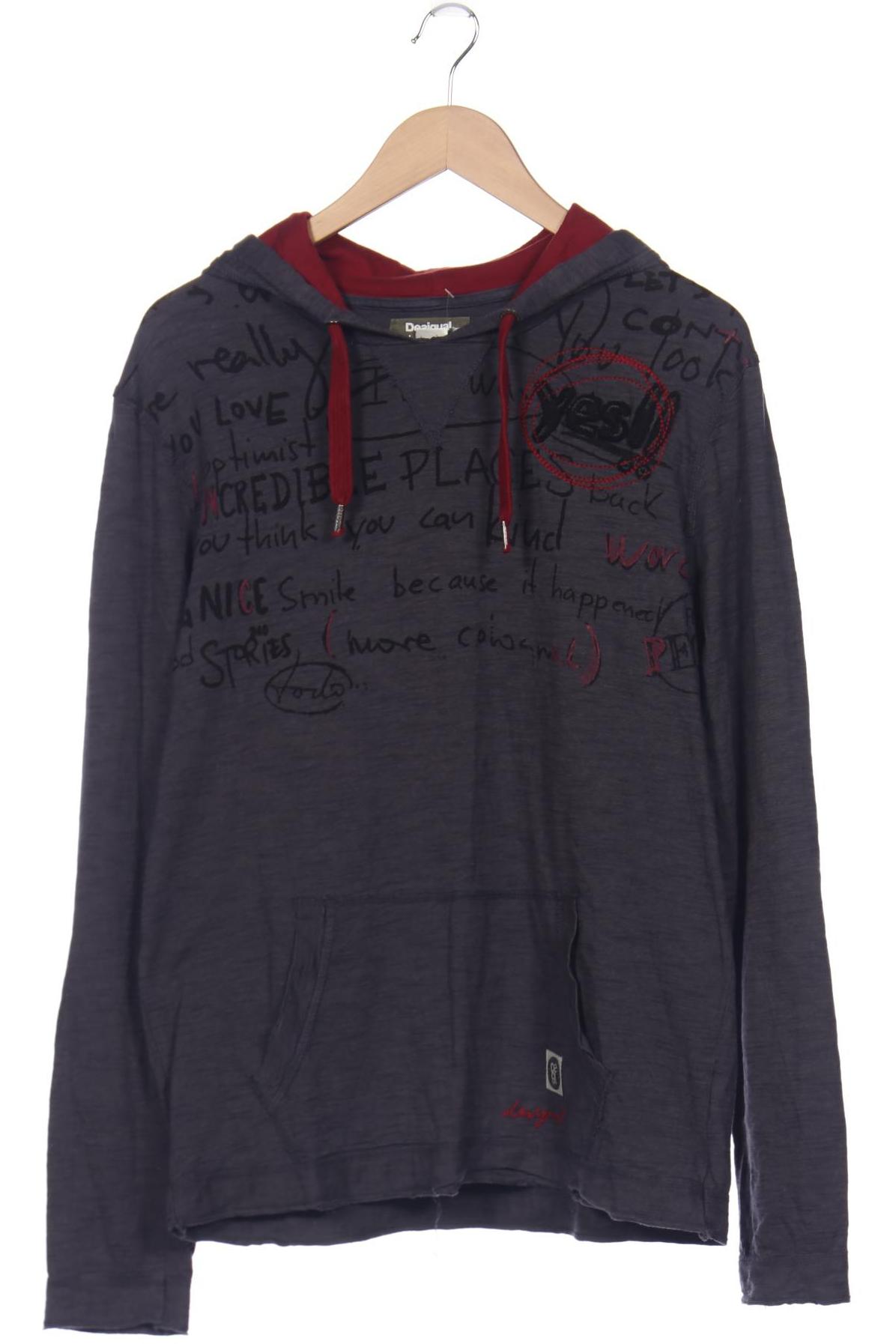 Desigual Herren Kapuzenpullover, grau von Desigual