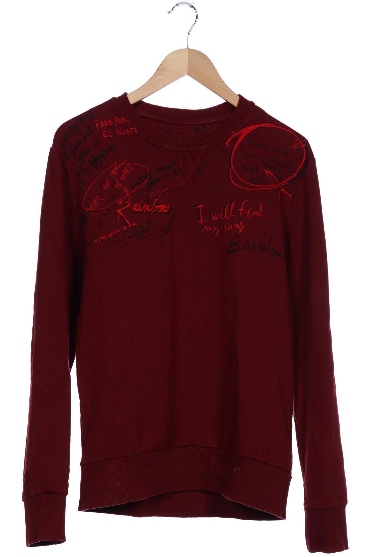 Desigual Herren Sweatshirt, bordeaux von Desigual