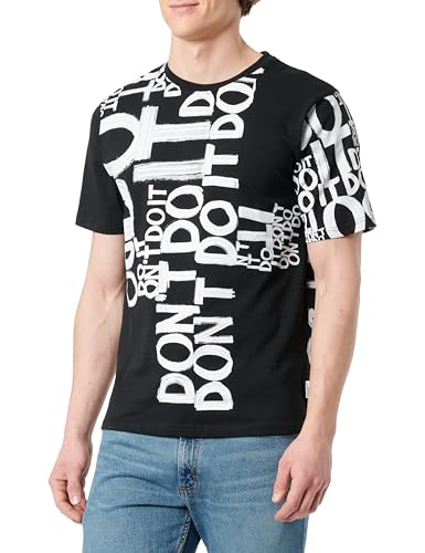 Desigual Herren Ts_Man Milan T-Shirt, Schwarz, M Desigual Herren Ts_Man Milan T-Shirt, Schwarz, M von Desigual