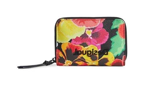 Desigual Kleines Portemonnaie Blumen 22WAYP09 von Desigual