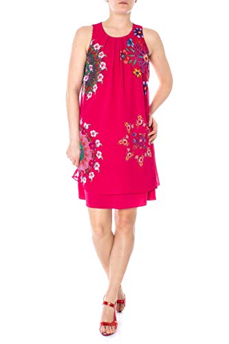 Desigual Kurzes Kleid Damen 34 Pink von Desigual