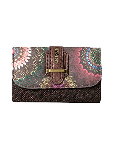 Desigual LENGÜETA DAKOTA Damen Geldbörsen 19x12x3.50 cm (B x H x T), Braun (6009) von Desigual