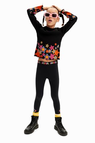 Desigual Legging_Daisy, S, 2000 Negro von Desigual