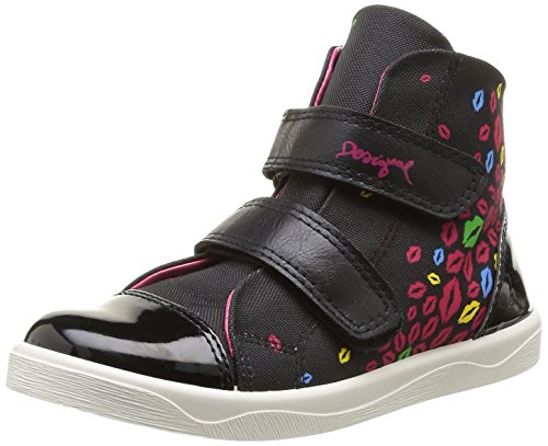 Desigual Mädchen AIDA Low-Top, Schwarz (2000), 33 EU von Desigual