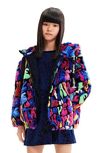 Desigual Mädchen Chaq_gadele GIRL WOVEN OVERCOAT, Material Finishes, 13/14 Jahre EU von Desigual