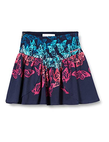 Desigual Mädchen FAL_Honolulu Rock, Blau (Navy 5000), 116 (Herstellergröße: 5/6) von Desigual