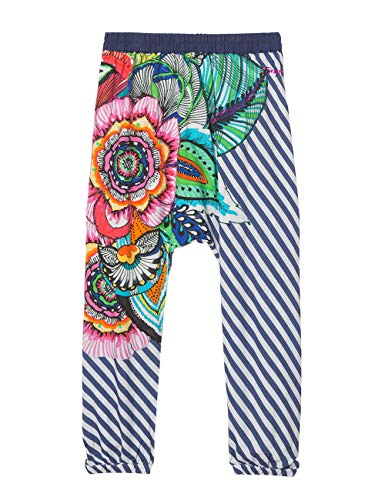 Desigual Mädchen Girl Woven Turkish Trousers (Pant_Dusky) Hose, Blau (Navy 5000), 152 (Herstellergröße: 11/12) von Desigual