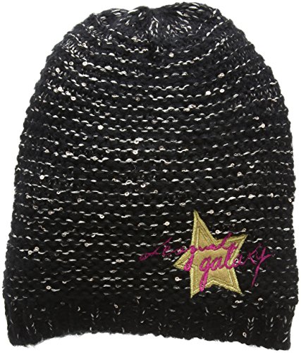 Desigual Mädchen Gorro_PEQUI Mütze, Schwarz (Negro 2000), M (Herstellergröße: S/M) von Desigual