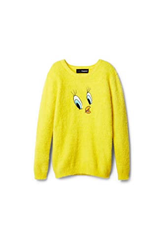Desigual Mädchen Jers_piolin 8022 Yellow Sun Pullover Sweater, Gelb, 11-12 von Desigual