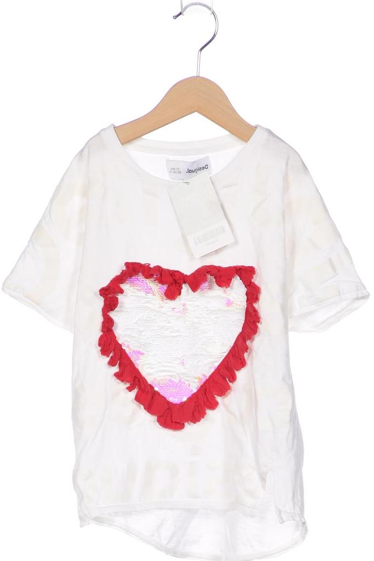 Desigual Mädchen T-Shirt, cremeweiß von Desigual