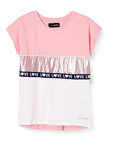 Desigual Mädchen TS_Gracia T-Shirt, Rosa (Rosa Helado 3021), 116 (Herstellergröße: 5/6) von Desigual