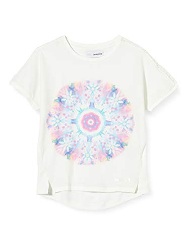 Desigual Mädchen TS_IGUALADA T-Shirt, Elfenbein (Crudo 1001), 104 (Herstellergröße: 3/4) von Desigual