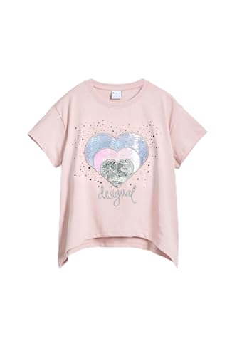 Desigual Unisex Kinder 25SGTK01 T-Shirt, RED, 9/10 von Desigual