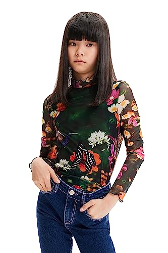 Desigual Mädchen Ts_Flora Shirt, Grün, 8 Jahre EU von Desigual