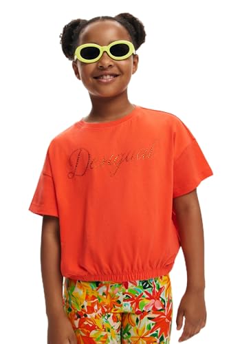 Desigual Unisex Kinder 25SGTK11 T-Shirt, RED, 9/10 von Desigual