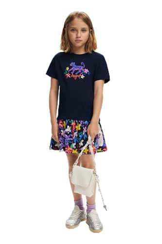 Desigual Unisex Kinder 25sgvk04 Kleid, Blau, 12 Jahre EU von Desigual