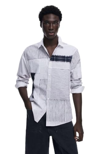 Desigual Man Template 1 Co, 2015 GRIS Plata, XXL von Desigual