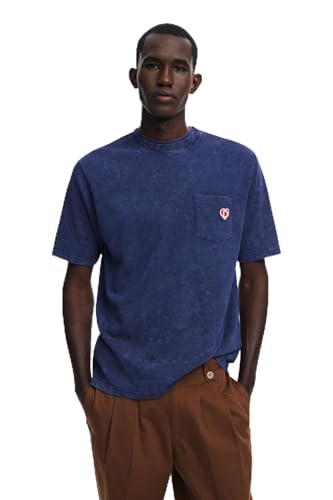 Desigual Man Template 1 Color NE, 5095 Indigo, L von Desigual