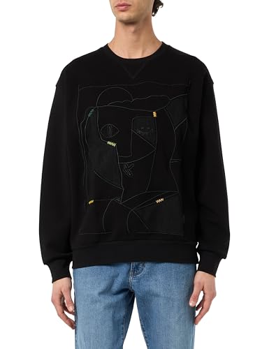 Desigual Man Template 1 Color New, 2000 Negro, S von Desigual