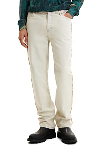 Desigual Men's 1001 RAW Denim_ROC, White, 30 von Desigual