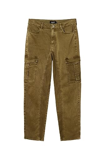 Desigual Men's 4092 KAKI Pant_Hank, Green, 30 von Desigual