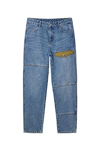 Desigual Men's 5005 RAW Denim_Spike, Blue, 36 von Desigual