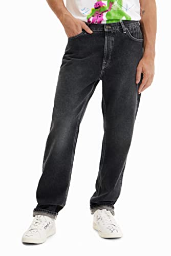 Desigual Men's Denim_Alessandro 2000 Black Jeans, 30 von Desigual