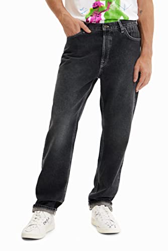 Desigual Men's Denim_Alessandro 2000 Black Jeans, 32 von Desigual