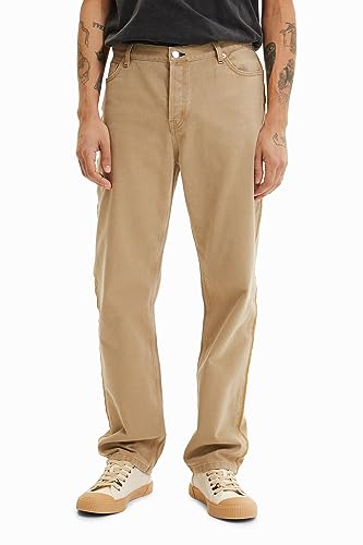 Desigual Men's Denim_REX 6011 Camel Jeans, Brown, 32 von Desigual