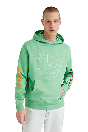 Desigual Men's FIX, 4050 Peter Green Sweat, L von Desigual