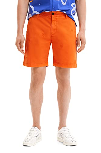 Desigual Men's SEUL, 7002 Pants, Orange, 30 von Desigual