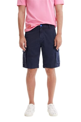 Desigual Men's TS_Daniele 5000 Navy Casual Pants, Blue, 36 von Desigual