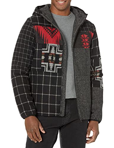 Desigual Mens CHAQ_DETROY Jacket, Black, M von Desigual